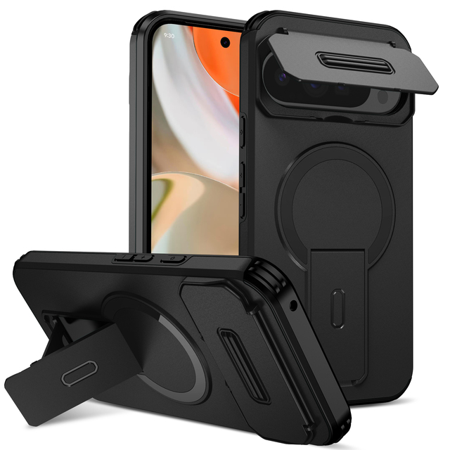 Camera Privacy Case for Google Pixel 10 Pro XL 9 Pro XL 8 Pro 10A 9A 8A Heavy Duty Rugged Case Magnetic Protective Cover