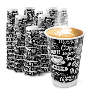 Personalizado Ecológico 4oz 6oz 8oz 10oz 12oz 16oz Espresso Café Taza Cartón Té Caliente Marca Desechable Tazas Para Café Caliente - Product Image 3