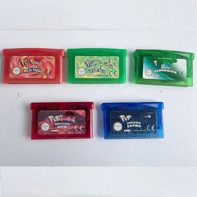 Popular English GBA Cards Video Game Card for GBA Games P