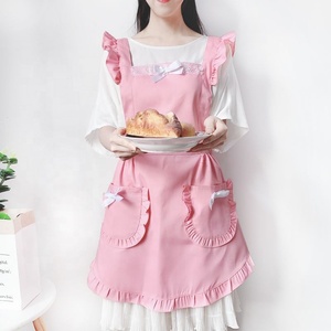 Tạp Dề Nữ Thời Trang Cổ Điển Đáng Yêu, Tạp Dề Tán Tỉnh, Có Túi, Họa Tiết Màu Đen, Làm Quà Tặng Ngày Của Mẹ - Product Image 2