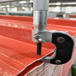 Lámina de Techo de Plástico Impermeable Popular <span class=keywords><strong>en</strong></span> Colombia, Teja Termoacústica <span class=keywords><strong>en</strong></span> PVC, Teja de Resina Blanca para Almacén - Product Image 4