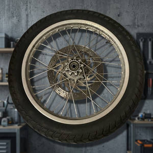 Ruota Anteriore Originale APRILIA Completa di Disco per PEGASO 01-04, Ruote per Moto in Lega di Alluminio Usate - Product Image 2