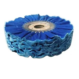 Factory customized blue cloth polishing wheel kit plywood wheel polishing metal plastic
