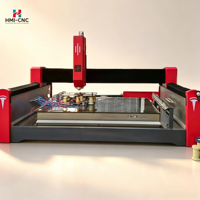 Meuleuse automatique de chanfreinage des bords de granit 4 axes 3200 mm pour le finissage et le polissage des bords des comptoirs en quartz et marbre