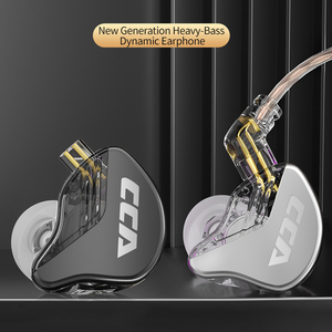 Audífonos Intrauditivos con Cable <span class=keywords><strong>CCA</strong></span> <span class=keywords><strong>CRA</strong></span>, Auriculares de Monitoreo HiFi, Cancelación de Ruido, Auriculares Deportivos para Videojuegos, KZ ZEX Pro NRA CA4 - Product Image 3