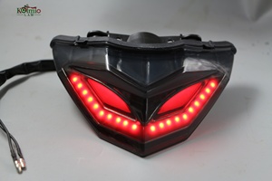 Apto para <span class=keywords><strong>Kawasaki</strong></span> <span class=keywords><strong>Ninja</strong></span> 300 <span class=keywords><strong>250</strong></span> Z250 Z300 Ninja250 300, luz trasera LED para motocicleta, intermitentes de luz trasera <span class=keywords><strong>2013</strong></span> - 2018 - Product Image 4