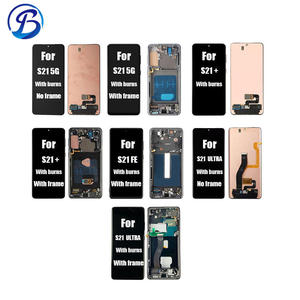 Écran en gros S21 S21+ S21U <span class=keywords><strong>S21FE</strong></span> Écran AMOLED d'origine pour <span class=keywords><strong>Samsung</strong></span> Galaxy S Series avec cadre ou sans cadre - Product Image 1