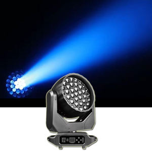 Equipo de DJ Profesional, Luces Móviles de Cabeza LED con Zoom RGBW 4 en 1, Iluminación de Escenario para Discoteca y Efecto Wash, Luz DMX - Product Image 2