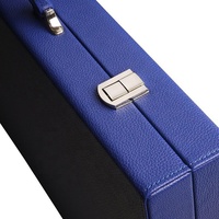 Wochenend-Getaway Soft-Touch Kunstleder Backgammon-Set 15 Zoll mit Tragegriff-Etui für Erwachsene Großhandelskäufer