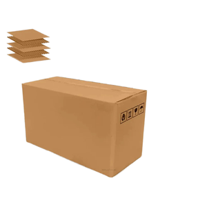 Caja de Cartón Ranurada Reutilizable Ecológica de Alta Gama - Serie N |   Tamaño Más Popular en Singapur - Product Image 1