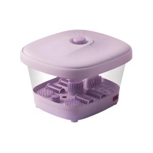 Portable Foldable <strong>Purple</strong> Foot Spa Bath Tub Constant Temperature Heating Roller <strong>Massage</strong> Hot Water Bubble Relaxation Foot Massager
