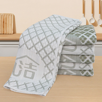 Essuie-vaisselle en coton doux à motifs, tissé, pour la cuisine, usage domestique et professionnel, marque privée disponible