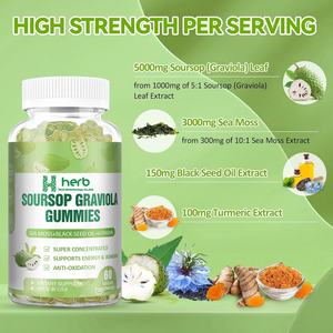 OEM/ODM Private Label Sea Moss Gummies Rich Various Minerals Vitamins <b>Dietary</b> <b>Fiber</b> 60 Count Energy Management Helps Improve - Product Image 2