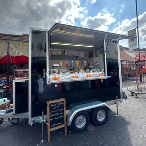 Nuevo Tipo de China, venta callejera, furgoneta de café, carrito de catering, hamburguesas, patatas fritas, helado, autobús, camión de comida móvil - Product Image 4