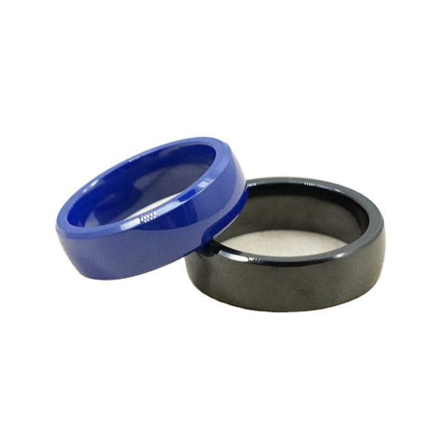 All Size 13.56MHz Smart Ring NTAG216 Classic 1K Dual Chip RFID NFC Ceramic Mini Tag Waterproof 1-10cm Reading Access Control