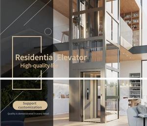 <span class=keywords><strong>Ascensor</strong></span> Interior Económico de 2-6 Pisos, Resistente al Viento, para <span class=keywords><strong>4</strong></span> Personas, <span class=keywords><strong>Ascensor</strong></span> Doméstico sin Eje, <span class=keywords><strong>Ascensor</strong></span> Pequeño para Villas de Varios Niveles - Product Image 2