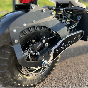 Trottinettes pliantes puissantes FLJ <span class=keywords><strong>X14</strong></span> 72V 12000W améliorées avec batterie amovible, pneus tout-terrain de 14 pouces, trottinette électrique - Product Image 3