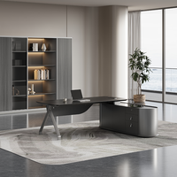 Meubles de bureau de direction modernes, table de direction, bureau de PDG, chaise de patron, bureau de direction, bureau de patron