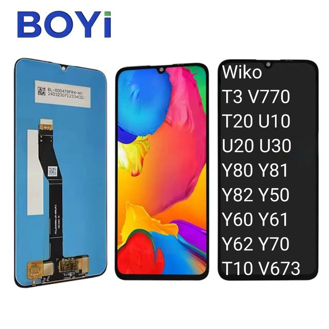 Original Wiko T3 V770 T20 T10 V673 U10 U20 U30 Y80 Y81 Y82 Y50 LCD Display Touch Screen Replacement for Mobile Phone Repair