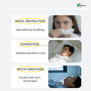 Tiras nasales transparentes duraderas personalizadas, pegatinas de respiración de piel en blanco y negro para una mejor comodidad <span class=keywords><strong>nasal</strong></span> - Product Image 6