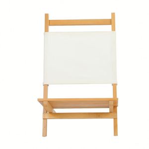Outdoor Furniture Folding <b>Beach</b> <b>Chair</b> Wood <b>Beach</b> <b>Chairs</b> Wooden Canvas <b>Beach</b> Deck Wood Camping <b>Chair</b> - Product Image 4