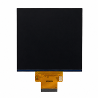 Écran LCD TFT IPS de 3,4 pouces, 480x480, interface MIPI carrée, module d'affichage pour applications industrielles embarquées, haute luminosité HD