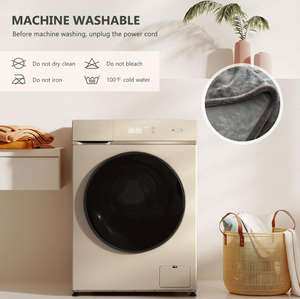 <span class=keywords><strong>Manta</strong></span> Eléctrica Calefactable para Sofá o <span class=keywords><strong>Cama</strong></span>, Calentamiento Rápido, con 10 Temporizadores y 4 Niveles de Calor - Product Image 5