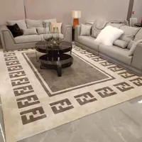 סלון תחת שולחן יד מצויץ צמר שטיחי שטיח