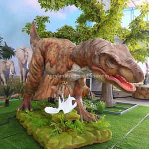 Tyrannosaure Rex Animatronique Réaliste, Modèle Grandeur Nature en Métal Fait Main, Caractéristiques Personnalisables, Infrarouge, pour Centre Commercial - Product Image 2