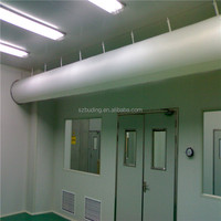 Jiangsu fabricant Flexible ignifuge Polyester tissu conduit d'air chaussette salle blanche pharmacie atelier électrique salle de sport industrielle