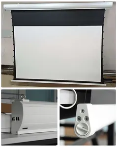 16/9 Aluminium gehäuse Tab-Tensioned Motori zed Projector Screen Gespannte Projektions wand