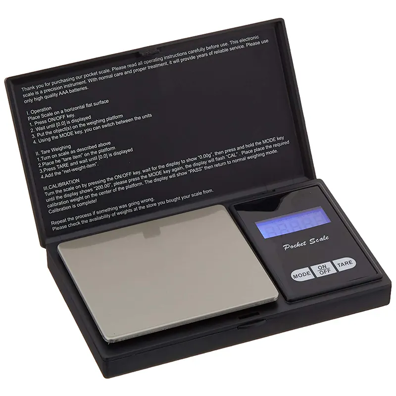 J R Electronic Portable LCD Super Mini Digital Scale Jewelry 1000gram 0.01g-500g Pocket Balance Weight Gram Scale