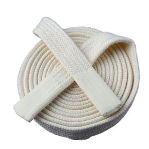 Colorful 100% Polyester Coated High Tenacity Flat 3 Strand Twisted Drawcord Sash Cord Rubber Tips <b>Braided</b> 12mm Diameter - Product Image 1
