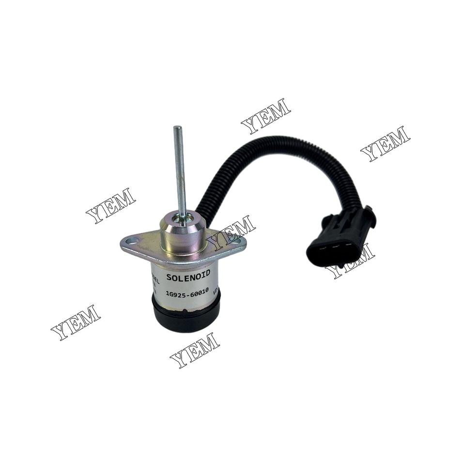 For Kubota Engine Part V2403 12V Solenoid Valve YK203-12V 1503ES ...