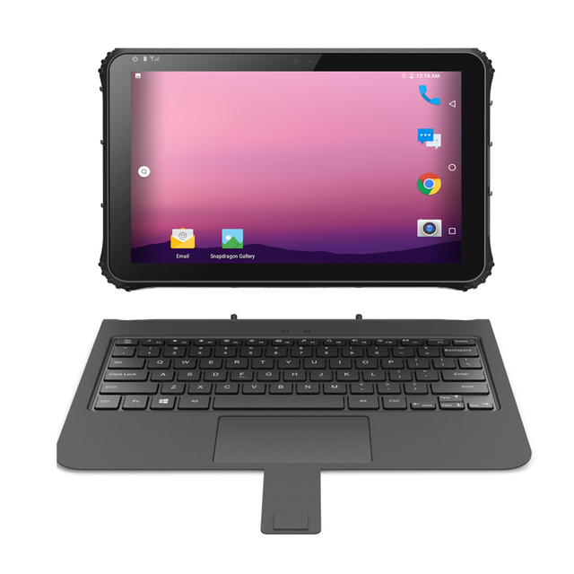 Hot Sale 12.2-Inch Industrial Rugged Tablet PC Sunlight-Readable AR Film Removable Keyboard for Outdoor Building Work
