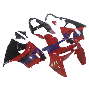 Kit de carenado rojo de plástico ABS apto para <span class=keywords><strong>Kawasaki</strong></span> Ninja <span class=keywords><strong>ZX6R</strong></span> 636 1998 <span class=keywords><strong>1999</strong></span> 2017 98 - Product Image 2