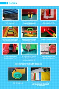Castillo Inflable Infantil Colorido, Castillos <span class=keywords><strong>Hinchables</strong></span> para Exteriores, Castillo Inflable para Saltar, Brincolín Inflable para Exteriores - Product Image 6