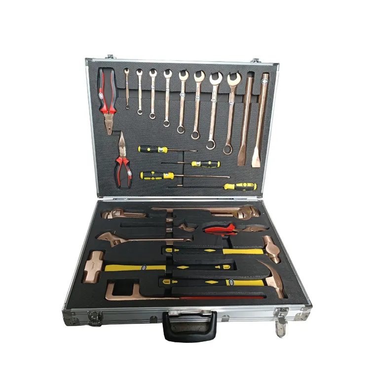 Kit d'outils Non étincelants, sans réservoir, pour la sécurité industrielle, nouveauté en chine, 26 pièces
