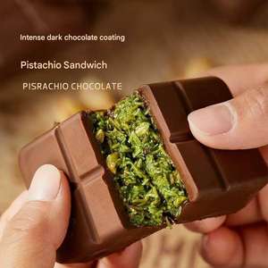 Achetez au meilleur <span class=keywords><strong>prix</strong></span> des bonbons au chocolat et <span class=keywords><strong>aux</strong></span> pistaches, chocolat croustillant Thousand Silk de Dubaï, pour acheteurs en gros, cadeau, OEM - Product Image 6