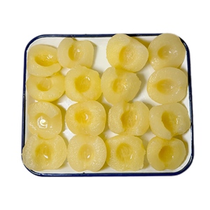 Nuova Stagione 2025 OEM Pere Dolci in Scatola Mezze Porzioni Affettate Cubetti in Sciroppo Leggero 2650ml OEM/ODM - Product Image 3