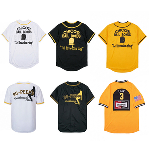 Maillots de baseball pour hommes des Bad News Bears, modèle Kelly Leak 3, tailles S-3XL - Product Image 1