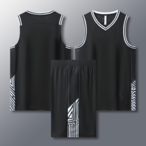 High Quality Breathable Digital Printing Mesh Basketball Jerseys Fast Factory Wholesale with High Style Sets Fast Delivery - Product Image 4