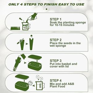 Las vainas hidropónicas para <span class=keywords><strong>Aerogarden</strong></span> Grow Anything Seed Pod Kit Compatible con el cultivo hidropónico - Product Image 6