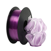Şeffaf Jöle Benzeri Filament Mat PETG HF Filament 1.75mm 1KG Kağıt Gibi Çevre Dostu Yüksek Dayanıklılıkta 3D Yazıcı Filamenti