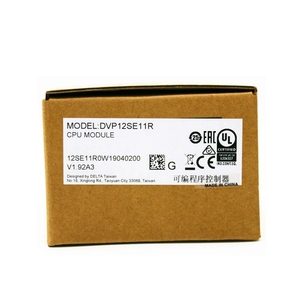 Controlador PLC Delgado Original DVP12SE11R, 12 E/S, 8 Entradas Digitales, 4 Salidas de Relé, 24 VCC, Ethernet, USB, RS485, DVP-SE - Product Image 2