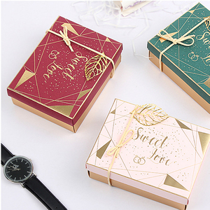 Có thể gập lại hộp quà tặng trong hộp thư hình dạng trong kho Bao bì thiết lập tùy chỉnh trang trí Hộp quà tặng sang trọng với nắp giấy các tông gấp - Product Image 5