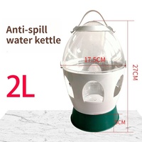 Fournitures et accessoires pour pigeons de haute qualité, abreuvoir et fontaine à eau transparents en plastique pour pigeons de 2L à 6L