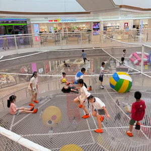 Parco Interattivo con Reti da Arrampicata e Gattonamento, Tunnel e Gabbie Sospese, Perfetto per Piazze Cittadine e Zone Avventura - Product Image 3