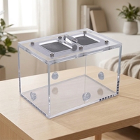 Ensemble de cage d'élevage pour fourmis, cage d'observation des insectes en acrylique transparent, accessoires d'alimentation complets inclus