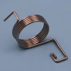 Muelle helicoidal de torsión personalizado OEM, resortes formadores de alambre de torsión en miniatura micro pequeños en espiral de acero inoxidable y metal